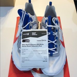 New men’s Nike react element